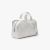 Túi Du Lịch Lacoste Unisex Supple Leather Weekend Bag NU4020PN Màu Trắng