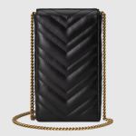 Túi Đeo Chéo Gucci GG Marmont Matelassé Mini Black Leather ‎672251-DTDHT-1000 Màu Đen