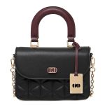 Túi Đeo Chéo Lyn Prive Crisp Top Handle M Handbags LL23CBS065 Màu Đen