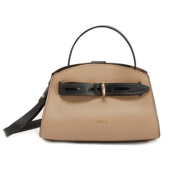 Túi Đeo Chéo Furla Margherita Top Handle Mini Greige Màu Be