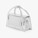 Túi Xách Tay Find Kapoor Marty Wedge Bag 22 Crinkled Silver Màu Bạc