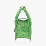 Túi Xách Tay Find Kapoor Marty Wedge Bag 22 Crinkled Cracked Màu Xanh Green