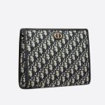 Túi Xách Dior 30 Montaigne Pouch Clutch S2107UTZQ_M928 Màu Đen