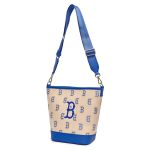 Túi Đeo Chéo MLB Big Classic Monogram Jacquard New Bucket Bag Boston Red Sox 3ABML023N-43SAL Màu Be Xanh