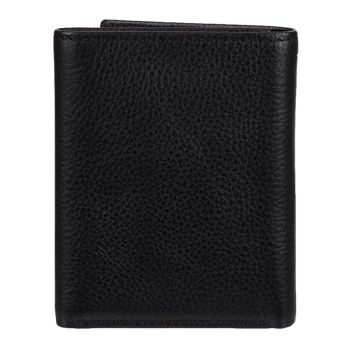 Ví Tommy Hilfiger Men's Genuine Leather Slim Trifold Wallet Màu Đen