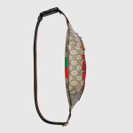 Túi Đeo Hông Gucci Tiger GG Belt Bag Beige And Red Leather Phối Màu