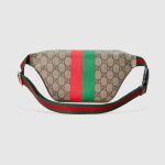 Túi Đeo Hông Gucci Tiger GG Belt Bag Beige And Red Leather Phối Màu