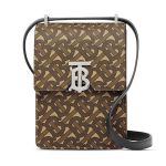 Túi Đeo Chéo Burberry Robin Monogram-Print Crossbody Bag Màu Nâu