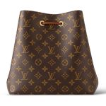 Túi Đeo Chéo Nữ Louis Vuitton LV Néonoé MM M44887 Màu Nâu Vàng