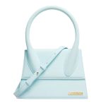 Túi Xách Jacquemus Large Signature Handbag Pale Blue 213BA003-3088-310 Màu Xanh Nhạt