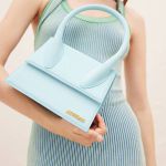 Túi Xách Jacquemus Large Signature Handbag Pale Blue 213BA003-3088-310 Màu Xanh Nhạt