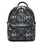Balo Trẻ Em MLB Diamond Monogram Jacquard Mini Backpack New York Yankees 7ABKMD23N-50BKS Màu Đen