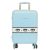Vali Chiara Ferragni Logomania Hardshell Suitcase Màu Xanh Nhạt Size Cabin