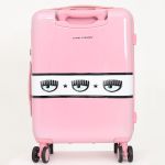 Vali Chiara Ferragni Logomania Hardshell Suitcase Màu Hồng Size Cabin