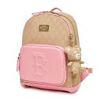 Balo Trẻ Em MLB Classic Monogram Boston Red Sox 7ABKM023N-43GOS Màu Be Hồng
