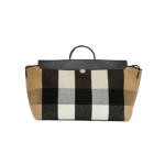 Túi Xách Du Lịch Burberry Men's Check Wool Cashmere Society Holdall Phối Màu