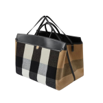 Túi Xách Du Lịch Burberry Men's Check Wool Cashmere Society Holdall Phối Màu