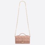 Túi Xách Dior Pochette Lady Con Asa Superior Màu Hồng Nude