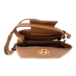 Túi Đeo Chéo Tory Burch Britten Moose Top Handle Micro Satchel Leather Crossbody Bag Màu Nâu