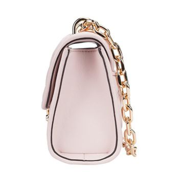 Túi Đeo Chéo Michael Kors MK Serena Small Solid Color Leather Small 35S2GNRC1I Màu Hồng Size 20