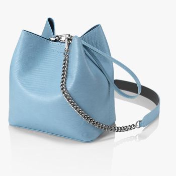 Túi Đeo Chéo Nữ Find Kapoor Pingo Bag 20 Lizard Chain Set FBPG20ZCASB Màu Xanh Blue