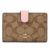 Ví Nữ Coach Signature Wallet Bifold 23553 IMPWD Màu Nâu - Hồng Nhạt