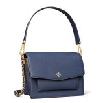 Túi Đeo Chéo Tory Burch Double Strap Convertible Shoulder Bag Màu Xanh