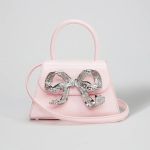 Túi Xách Self-Portrait Mini In Light Pink With Diamanté 301 LIGHT PINK Màu Hồng