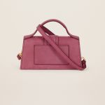 Túi Xách Jacquemus Le Bambino Mini Suede Bag Purple Size 18 Màu Đỏ Tía