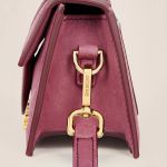 Túi Xách Jacquemus Le Bambino Mini Suede Bag Purple Size 18 Màu Đỏ Tía