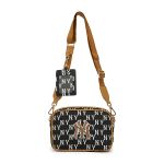 Túi Đeo Chéo Trẻ Em MLB Jacquard Monogram New York Yankees 7ACRM023N-50BKS Màu Đen