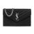 Túi Đeo Chéo Nữ Yves Saint Laurent YSL Wallet On Chain Silver Màu Đen Khóa Bạc Size 19