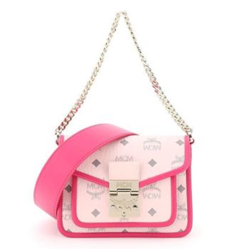 Túi Đeo Chéo MCM Patricia Visetos Crossbody Mini Bag Os Pink Màu Hồng