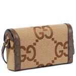 Túi Đeo Chéo Gucci Horsebit 1955 Mini Canvas Crossbody Bag Màu Nâu