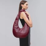 Túi Xách Chautfifth Raindrop (Da Thật) Màu Đỏ