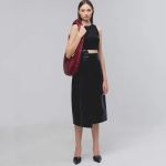 Túi Xách Chautfifth Raindrop (Da Thật) Màu Đỏ