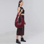 Túi Xách Chautfifth Raindrop (Da Thật) Màu Đỏ