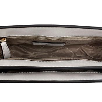 Túi Đeo Chéo Michael Kors MK Carmen Medium Convertible Shoulder Bag In Optic White Màu Trắng