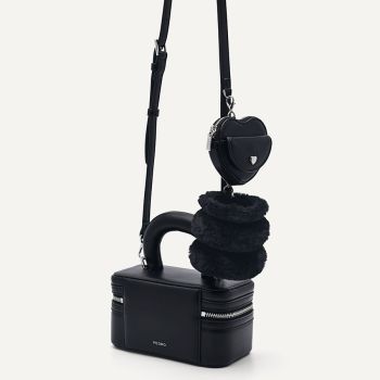 Túi Đeo Chéo Nữ Pedro Melody Shoulder Bag with Double Pouch PW2-75210137 Màu Đen