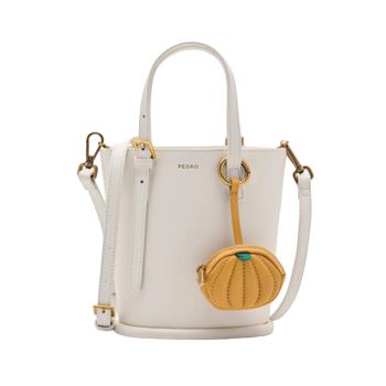Túi Xách Pedro Duvall Mini Bucket Bag PW2-15060011 Màu Trắng