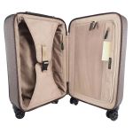 Vali Michael Kors MK Logo Army Green Rolling Travel Trolley Suitcase Carry-On Bag Màu Nâu Xanh