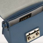 Túi Đeo Chéo FurlaBorsa Metropolis Mini Ares Màu Xanh Denim