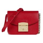 Túi Đeo Chéo Furla Metropolis Mini Crossbody Màu Đỏ