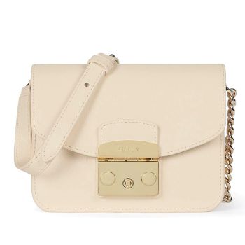 Túi Đeo Chéo Furla Metropolis Mini Crossbody Ares Màu Trắng Ngà