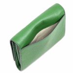 Túi Đeo Chéo Tory Burch Pebbled Leather Britten Chain Wallet Crossbody 80100 Màu Xanh Green