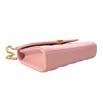 Túi Xách Chanel Shoulder Bag Pink With Matelasse Coco Mark Handle Màu Hồng