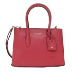 Túi Xách Kate Spade Small Top Zip Satchel WKRU6114 Màu Đỏ Hồng