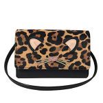 Túi Đeo Chéo Kate Spade Run Wild Leopard Cat Meow Crossbody Purse Màu Nâu Đen