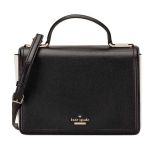 Túi Xách Kate Spade Maisie Leather Crossbody Handle Purse Black Màu Đen