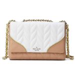 Túi Đeo Vai Kate Spade Briar Lane Colorblock Mini Emelyn White Dove Multi Màu Trắng Nâu